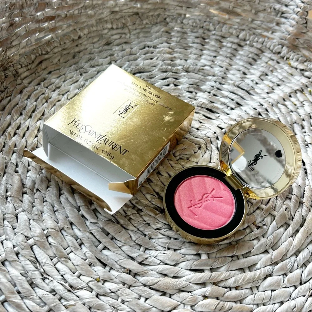 New YSL Make Me Blush 24H Buildable Powder Blush 93 Restless Rose